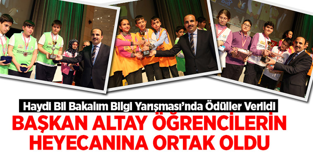 Haydi Bil Bakalım Bilgi Yarışması’nda ödüller verildi