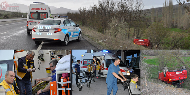 Konya’da iki ayrı kazada 4 kişi yaralandı