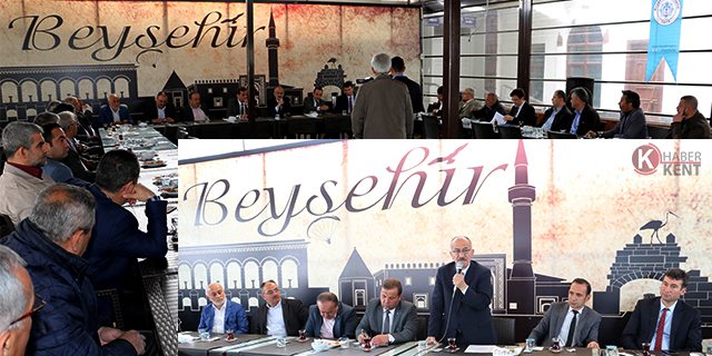Başkan Bayındır: “Beyşehir’in derdi, hepimizin derdidir”