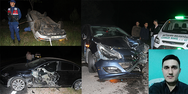Konya’da zincirleme trafik kazası: 1 ölü, 1 yaralı