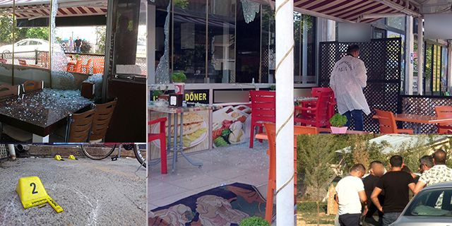 Komşu iş yerini kurşunladılar, yakalanınca suçlarını itiraf ettiler