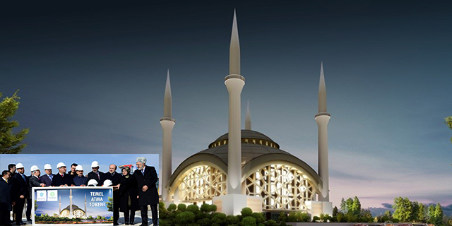 Konya’nın en büyük camisinin temeli törenle atıldı
