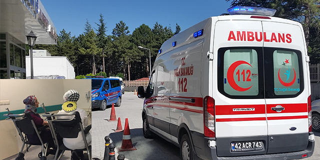 Konya'da otomobil takla attı: 4 yaralı