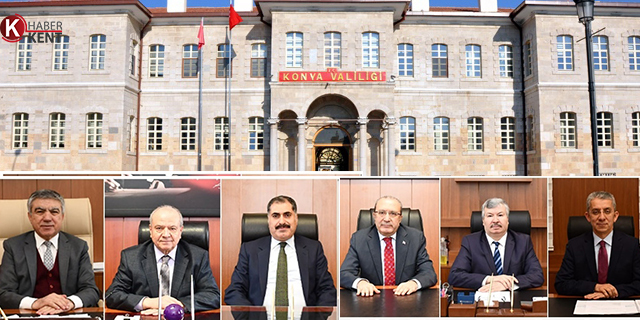 Konya’da Vali Yardımcılarının Yeni Görev Dağılımı Belirlendi