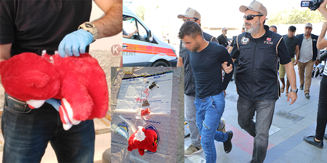 Konya’da taşıdıkları oyuncak ayının içerisinde bomba çıkan 2 kişi tutuklandı
