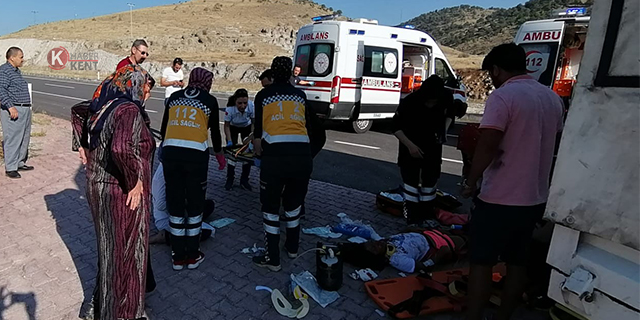 Konya'da trafik kazası: 2'si çocuk 4 yaralı