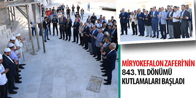 Konya'da Miryokefalon Zaferi’nin Yıldönümü kutlanıyor