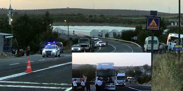 Şanlıurfa’da askeri otobüs ile tır çarpıştı: 16 asker yaralı