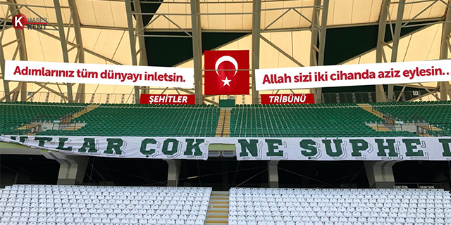 Konyaspor’dan 'Şehitler Tribünü' kararı