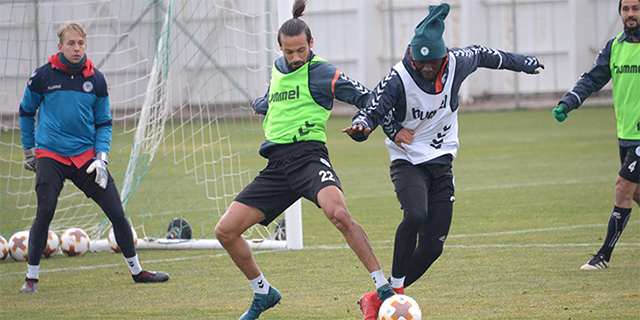 Konyaspor, Vitoria Guimares maçının Konya’daki hazırlıklarını tamamladı