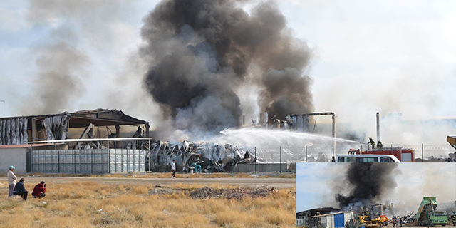 Konya’daki fabrika yangını büyük ölçüde kontrol altına alındı