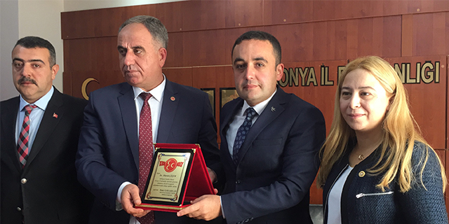 MHP Konya İl Başkanlığında devir teslim töreni