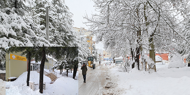 Konya’nın yüksek kesimlerinde kar etkili oluyor
