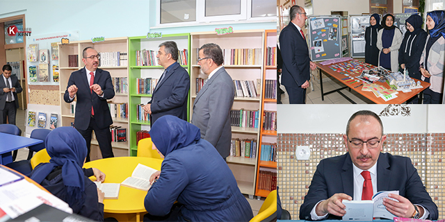 Başkan Kavuş’tan her okula kitaplık müjdesi