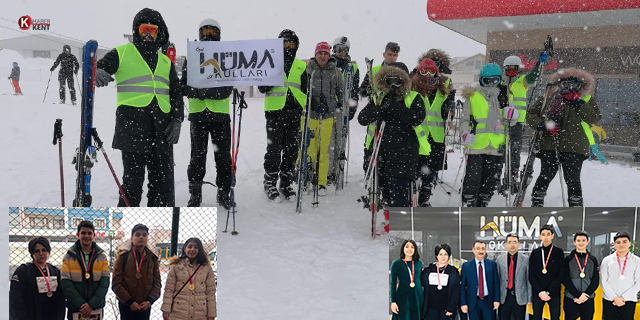 Hüma Okulları Kayak Kulübü Öğrencilerinin Başarısı Gururlandırdı