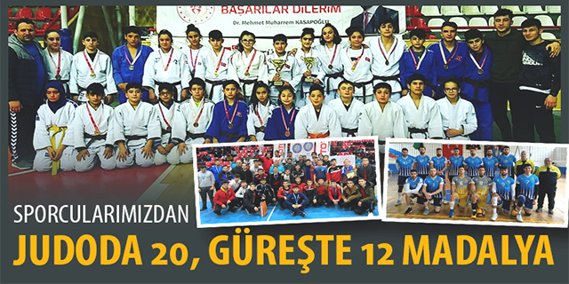 Büyükşehir Belediyespor'dan Judoda 20, Güreşte 12 Madalya