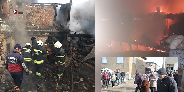 Konya’da yangın faciası: Aynı aileden 3 kişi hayatını kaybetti