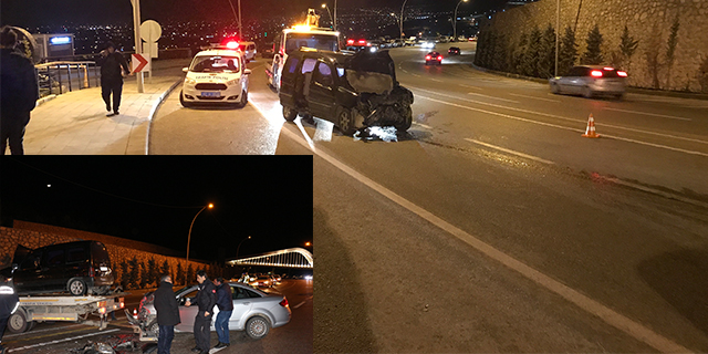 Otomobil hafif ticari araçla çarpıştı: 4 yaralı