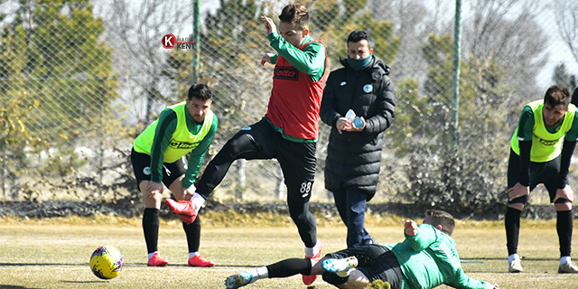 Konyaspor, Kayserispor maçının hazırlıklarını sürdürdü