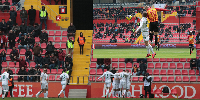 Kayserispor: 1 - Konyaspor: 2 (İlk yarı)