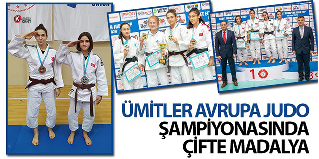 Ümitler Avrupa Judo Şampiyonasında çifte madalya