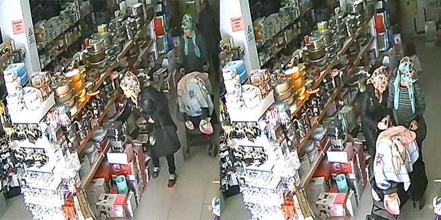 Bebek arabasıyla hırsızlık