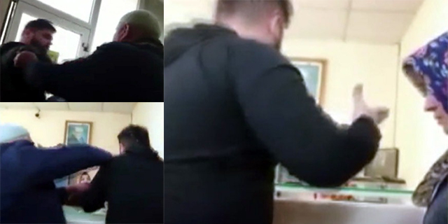 PTT görevlisi kadına saldırı cep telefonu kamerasında