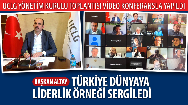 Başkan Altay: "Türkiye Dünyaya Liderlik Örneği Sergiledi"