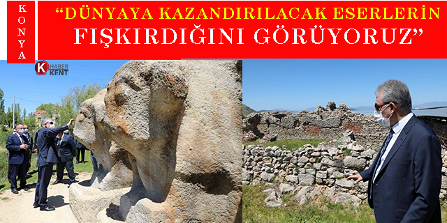 Vali Toprak’tan Beyşehir’de tarihi mekanlarda inceleme