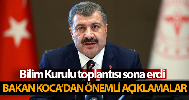 Sağlık Bakanı Koca'dan önemli açıklamalar!