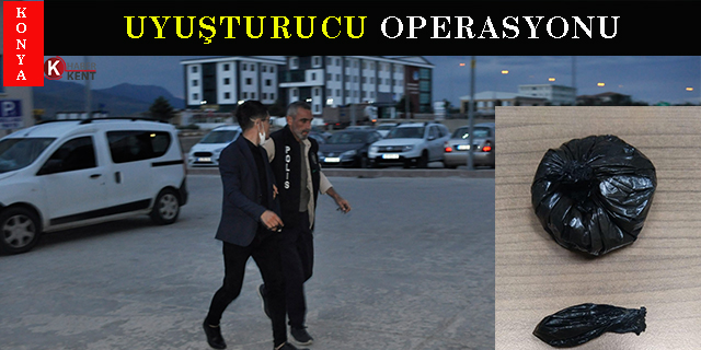 Konya'da uyuşturucu operasyonu: 1 gözaltı