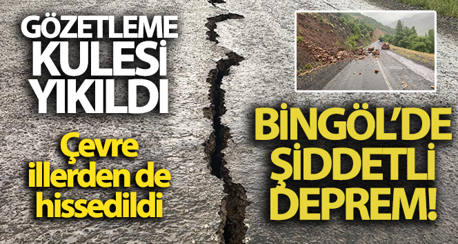 Bingöl’de 5.7 büyüklüğünde deprem