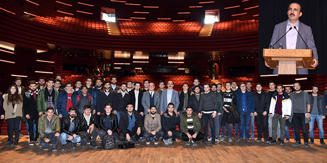 Başkan Altay, geleceğin mühendislerine deneyimlerini aktardı