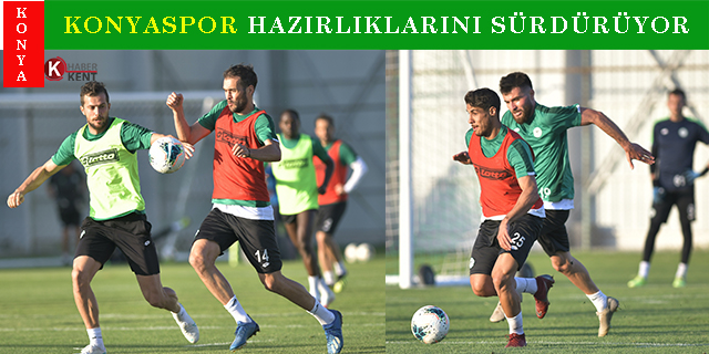 Konyaspor Rizespor maçının hazırlıklarını sürdürdü
