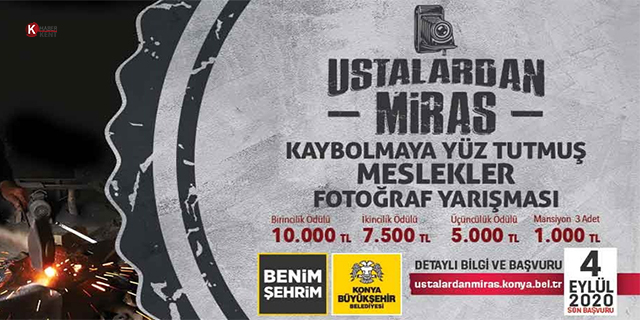 Konya’da, “Ustalardan Miras” fotoğraf yarışması