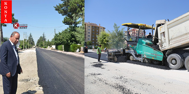 Ereğli’de cadde ve sokaklar asfaltlanıyor