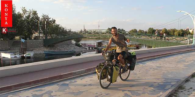 İspanya’dan dünya turuna çıkan bisiklet tutkunu Türkiye’yi geziyor