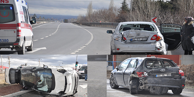 Konya’da trafik kazası: 4 yaralı
