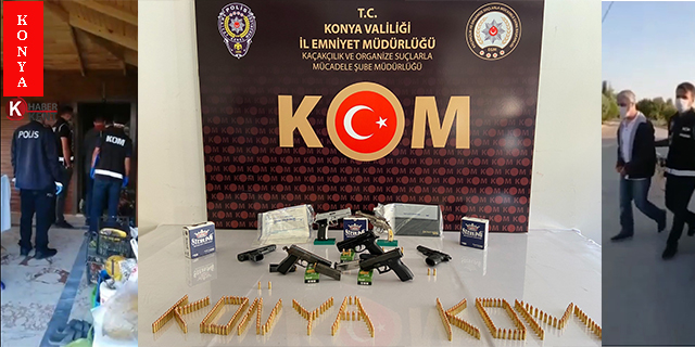 Konya’da örgüt kurmak, tefecilik ve yağmadan 12 kişi tutuklandı