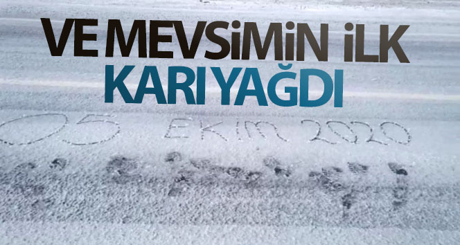 Ardahan’a mevsimin ilk karı yağdı