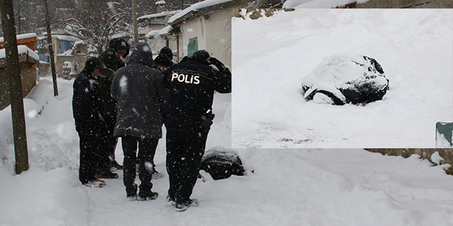 Bir kişi sokakta kar altında ölü bulundu