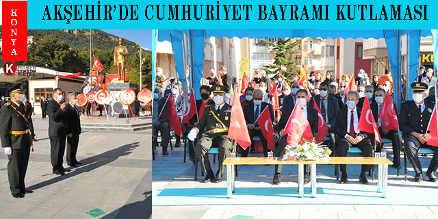 Akşehir’de Cumhuriyet Bayramı kutlaması