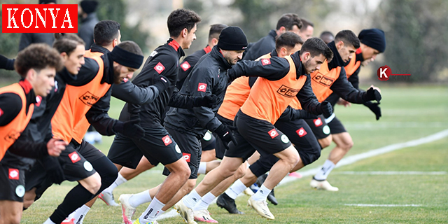 Konyaspor, Altınordu maçı hazırlıklarını tamamladı