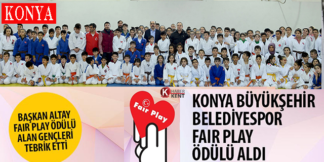 Konya Büyükşehir Belediyespor Fair Play ödülü aldı