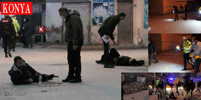 Konya’da sokak ortasında silahlı kavga: 3 yaralı