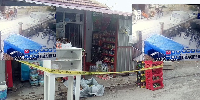 Tüfekle bakkalı bastılar, iş yeri sahibini yaraladılar