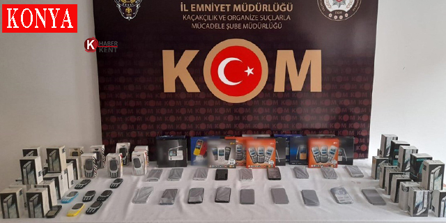 Polis Operasyonunda 53 Adet Gümrük Kaçağı Cep Telefonu Ele Geçirildi