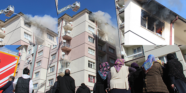 Kendisini terk eden eşine kızıp evini ateşe verdi