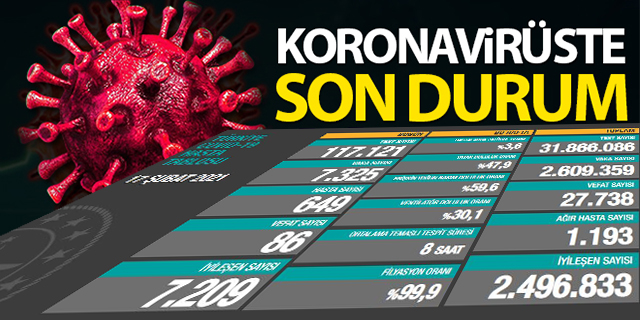 Türkiye’de Son 24 Saatte 86 Kişi Korona Virüsten Yaşamını Kaybetti