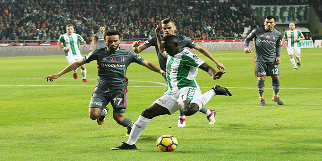Konyaspor, Beşiktaş'ı şoka soktu